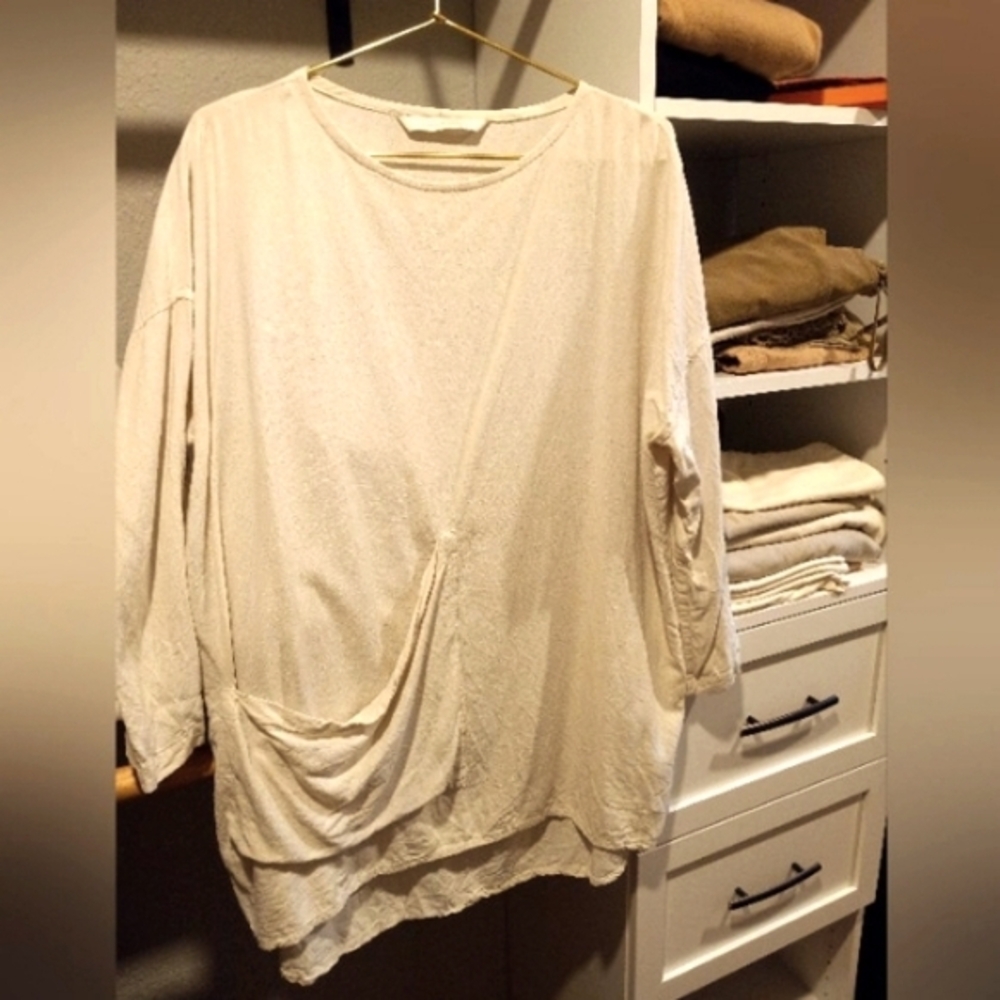 Elizabeth Suzann Harper tunic silk noil - Picture 2 of 4